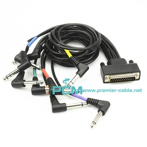 Elektriska trummor PAD ljudkabel TRS hane till DB25 hankontakt Passar Alesis DM6 USB Express