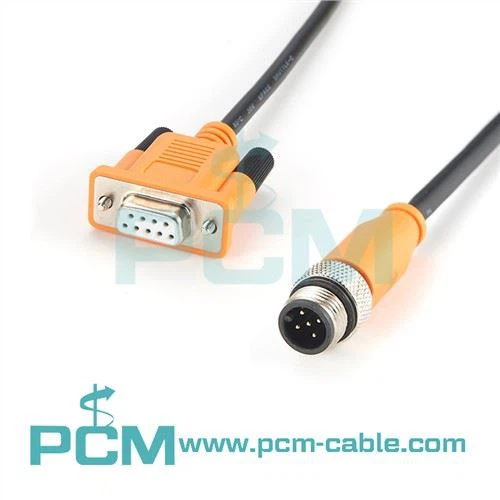 M12 till DB9 5 stiftadapterkabel NMEA 2000 CANopen
