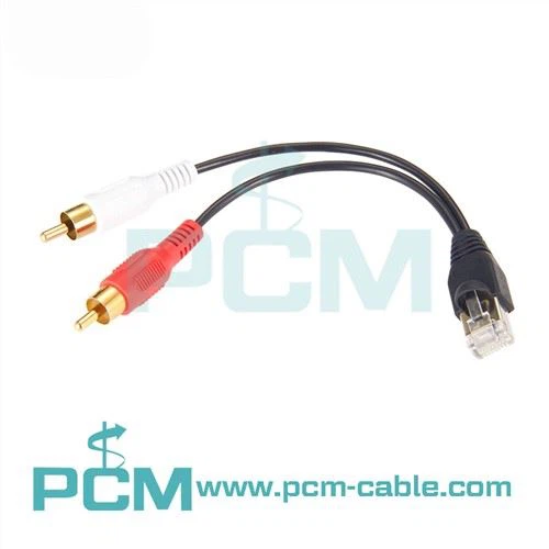 Power Link Adapter RCA Hane Till RJ45-kabel