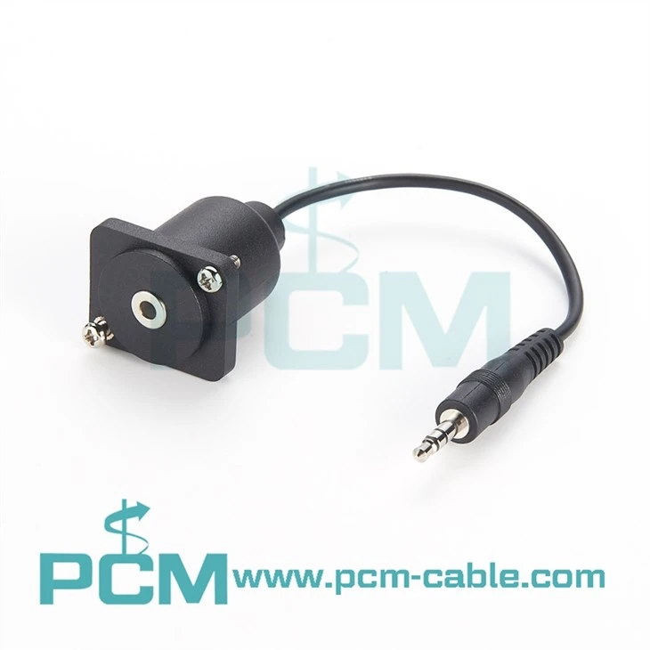 3,5 mm TRS-kontakt i XLR-skal