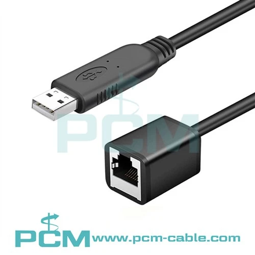 FTDI FT232 Chip USB till RS232 seriell till RJ45 CAT5 hona konsolkabel för Cisco Juniper AP