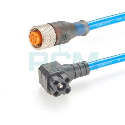 M12 till Hirschmann G-serien G4KW1F G4W1F kabelmontering
