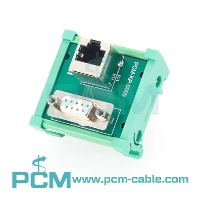 DIN Rail Interface Module RJ45 DB9 Hon Breakout Board Adapter
